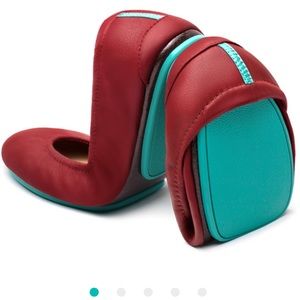 Tieks Cardinal Red Flats SIZE 7 perfect for Valentine’s Day!!!